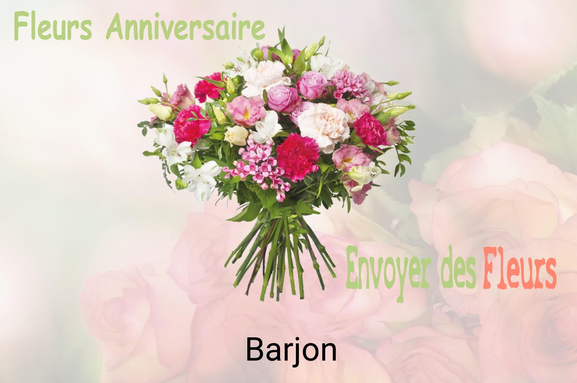Bouquet de fleurs d’anniversaire livré à Barjon