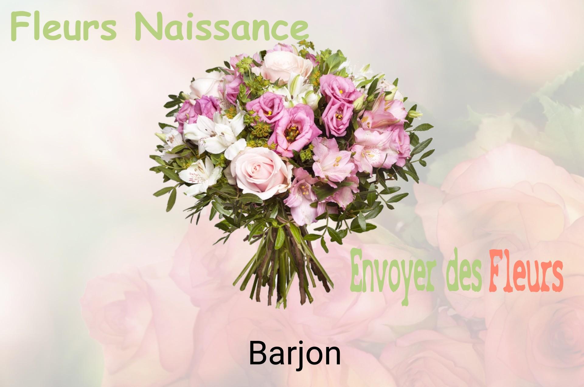 Bouquet de fleurs de naissance livré à Barjon